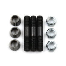3 Inch Stud and Conical Washer and Nut Steering Arm Install Kit for Dana 44 Axle