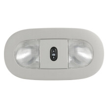 LED Overhead Console Dome Map Light for F250 F350 F450 F550 2008-2010 Roof Reading Lamp 8C3Z-25519A70-AA Gray