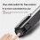 LED  Flashlight with Pen Clip  Flashlight USB Charging Work Light Camping Light A 5