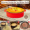 Conjunto de 3 Formas de Fundo Removível de 4/7/9 Polegadas, À Prova de Vazamentos, com Protetor, Antiaderentes para Cheesecake 4