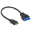 Motherboard Front Panel USB 3.1 Type-E to USB 3.0 19/20-Pin Header Adapter Cable for  Desktop Computers 20cm 4