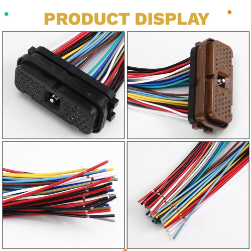 153-2620 54Pins ECU Controller Plug 153-2630 Excavator Spare Parts E320C/D/E E324D/E E325C/D E330C/D Connector 1