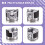 New 1 Sets Piston Kit 13216-E0010 Fit for Hino N04CT Engine 104MM 7