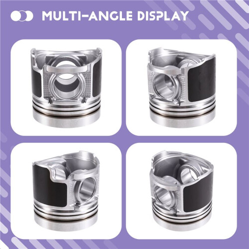 New 1 Sets Piston Kit 13216-E0010 Fit for Hino N04CT Engine 104MM