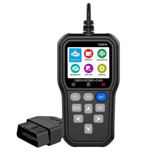 YM319 OBD2 Scanner Multi-Language Car Diagnostic Tool with Battery Tester and Code Reader 1