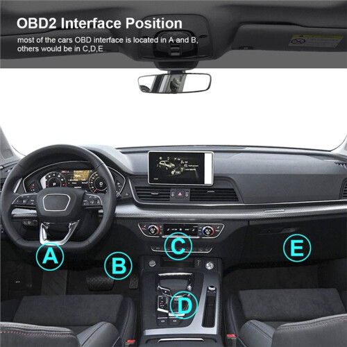 YM319 OBD2 Scanner Multi-Language Car Diagnostic Tool with Battery Tester and Code Reader 2