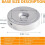 Rotating LED Display Base Colorful Light Crystal Display Base Stand,Suitable for Glass Crystal Spherical Artwork 6