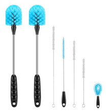 Bottle Cleaning Brush Set, 7-Piece Brushes with Long Handles, Includes 5 Straw Cleaners for Versatile Cleaning