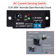 M3050 Current Sensing Induction Relay 30A Plc Signal over Limit Closed Current Sensor