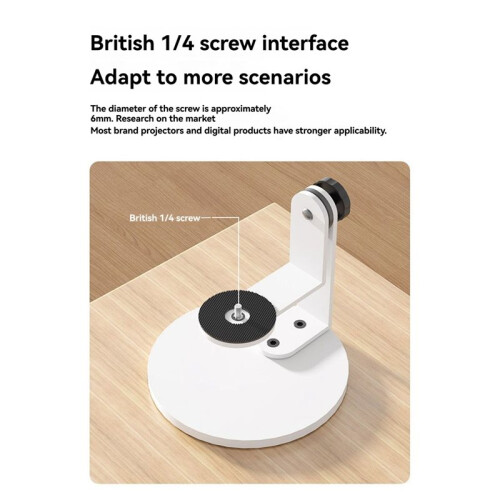 Desktop Projector Holder Small Projector Countertop Stand with 360Rotation for LCD/DLP Video Project 1