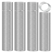 1000PCS Metal Alloy Split Key Rings Bulk for Crafts and Keychains, 1 Inch Diameter