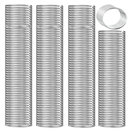 1000PCS Metal Alloy Split Key Rings Bulk for Crafts and Keychains, 1 Inch Diameter
