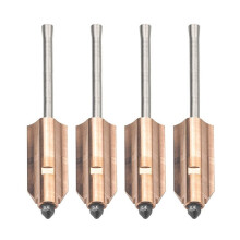 4 St Uppgraderade för Flashforge AD5X Bimetalliska Härdade Stålmunstycken 0,4 mm 3D-Skrivardelar, Avtagbart Munstycke
