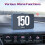 P16 Car OBD HUD OBD2   Display Car Projector Digital Speedometer Water Temp Speed Security 5