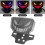Motorcycle LED Devil Eye Tail Lights Brake Rear Light Lamp Integration Tail with Dynamic Flash for  TMX155 CG125 3