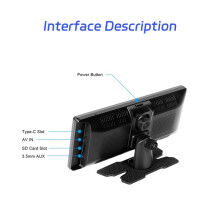 10.26-Inch 4K High-Definition Dash Cam, -Border Car Navigation System, CarPlay Car Center Console Display