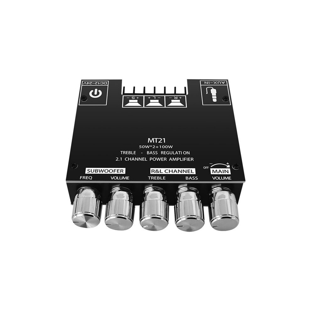 Mt21 Channel 5.0 2.1 Subwoofer Amplifier Board 50Wx2 +100W Power Audio Stereo Amplifier Board 6132829073546