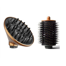 Diffuser+ Curl Diffuser Attachment for Airwrap Airwrap HS01 HS05 HS08 to Dryer Faster and Define Curls Hair Gold