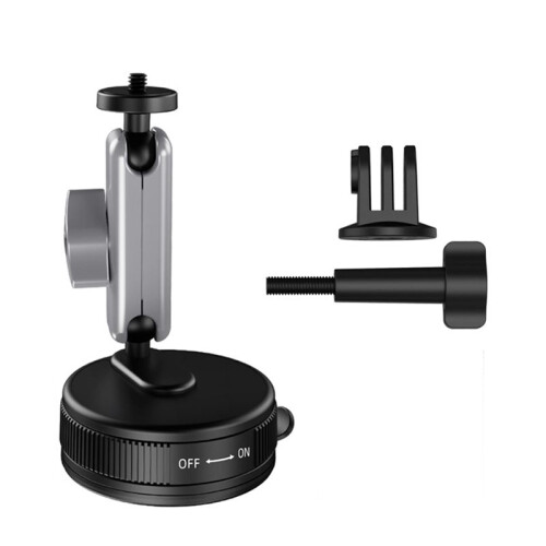 Suction Cup Car Mount for  Pocket 3/Action 5 Pro Action Camera Mounting Accessory Windshield Stand Bracket 1