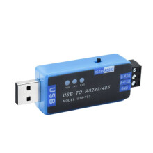 Módulo de Comunicación USB A RS485/RS232, Convertidor de Línea de Puerto Serie Semidúplex Bidireccional, Convertidor de Comunicación.
