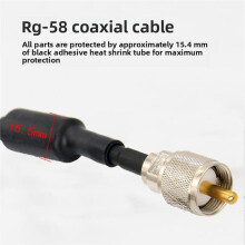Estabilizador de Ondas de Radio A-RWS de 1 A 300 MHz con Núcleo de Ferrita para Radiofrecuencias de Alta Frecuencia () y Ondas Estacionarias