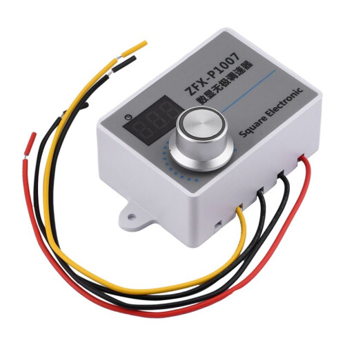 500W Adjustable 220V Fan  Speed Controller Digital Display Motor Reducer Regulator Speed Controller Power Supply 2
