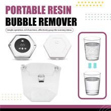 Resin Bubble Remover Pro, 3-9 Minutes Efficient 99% Bubble Removal Vacuum Degassing Chamber Digital Display EU Plug
