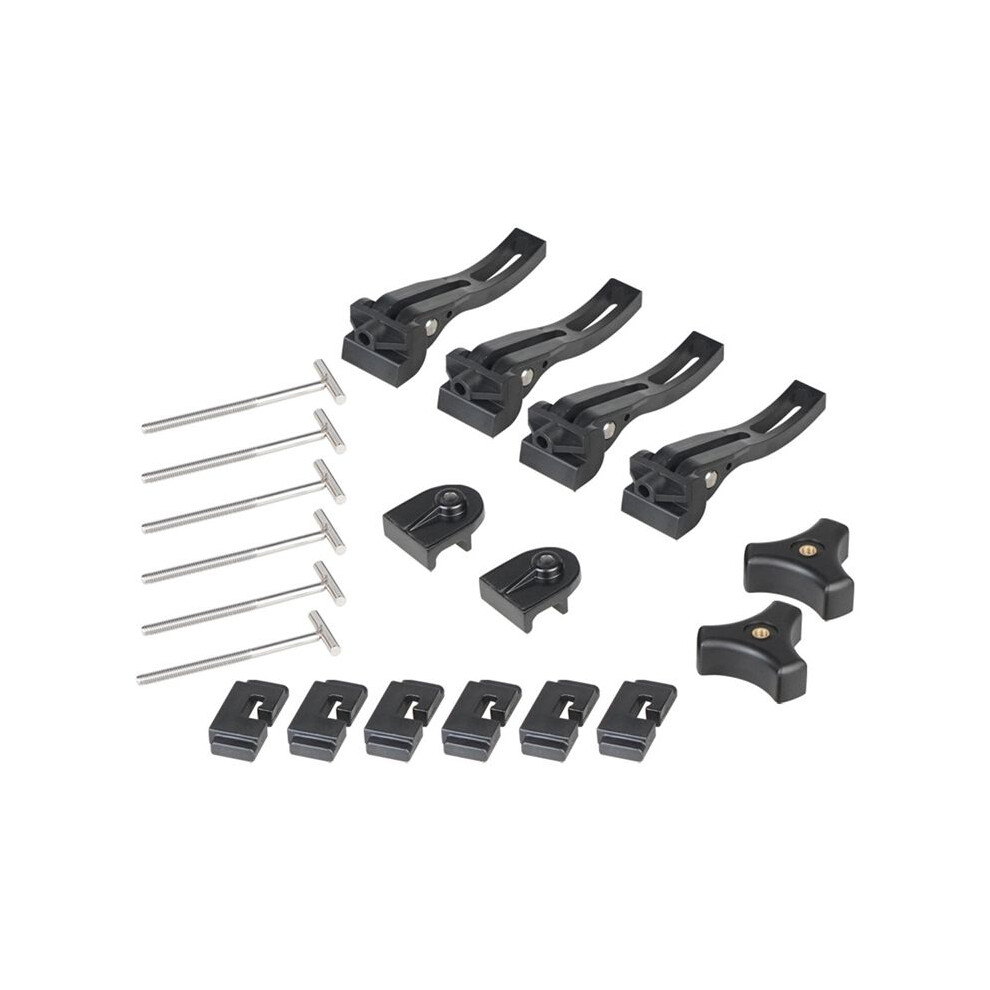 Truck Cargo Cover Fixing Kit Hard Tri-Fold Tonneau Pickup Truck Bed Cover Fixing Rear Front Clamp T-Bolts 6033799484717