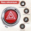 Car Emergency Light Button Double Flash Light  Button 3W0959676E for    2011-2018 2