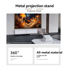Universal 1/4 Screw Hole Projector Bracket 360 Degree Rotating Desktop Projector Bracket Wall Bracket Ceiling Load 5kg B