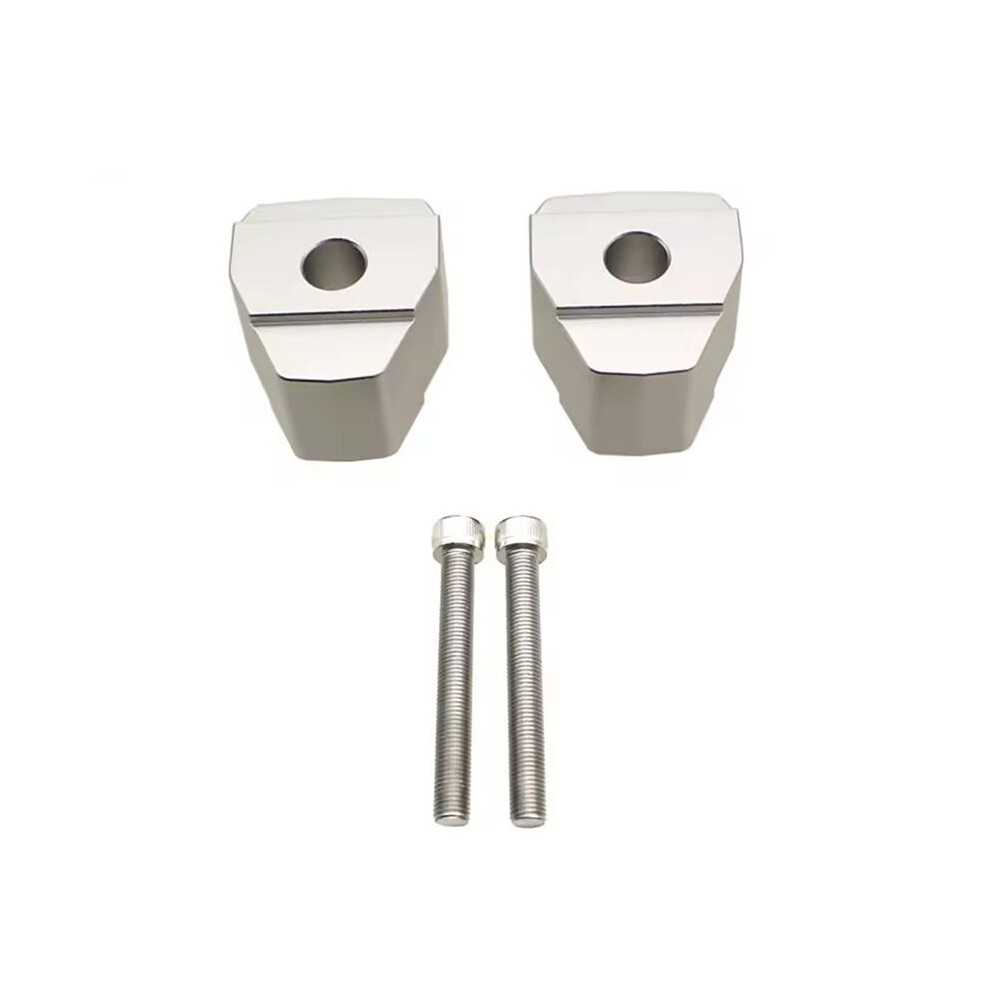 Motorcycle Handlebar Risers Handle Bar Clamp Extend Adapter For 700Mt 700 Mt Cf700mt 2025 Silver 6031738631680