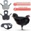 Chicken Saddles for Hens, Chicken Apron Back Protector for Hens with Adjustable Strap, Chicken Hen Mating Saddle 3