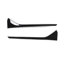 Front Bumper Fog Light Cover Trim Lip Spoiler Side Cover for  X1 2020-2022 Black