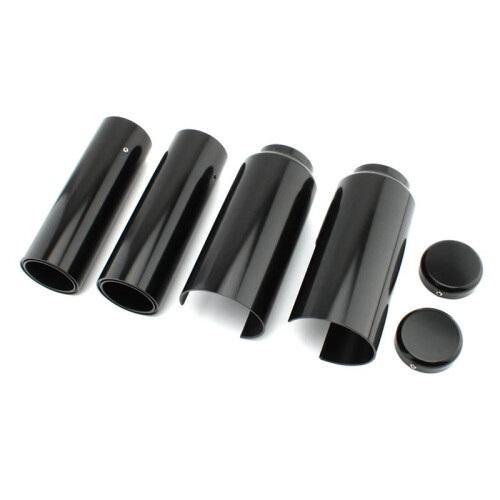 Motorcycle Upper Lower Fork Cover Tubes Caps Kits for  Davidson Dyna FXD 2006-2017