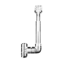 Clear Aquarium Skimmer Pipe Spins Surface Inflow Outflow Water Plant Tank Filter Cleaning Fish Tank Accessories 25mm