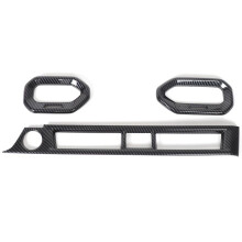 Center Console Dashboard Air Outlet Frame Trim for 2023 2024 Accessories Carbon Fiber