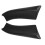 For  Charger SRT RT SXT 2015-2023 Rear Spats Bumper Lip Splitter Diffuser Canard Spoiler Matte Black 8