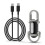 Flashlight, Waterproof Flashlight Keychain Flashlight Silver-Black 1