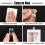 Self Adhesive Clips, 100PCS Plastic  Wall Hanging Clips for Office, Home, School Organization 5