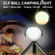 Portable  Camping Lantern Bracket Rechargeable Hanging Tent Light Outdoor Flashlight Waterproof Emergency Lamp