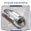 Flashlight, Waterproof Flashlight Keychain Flashlight Silver-Black 5
