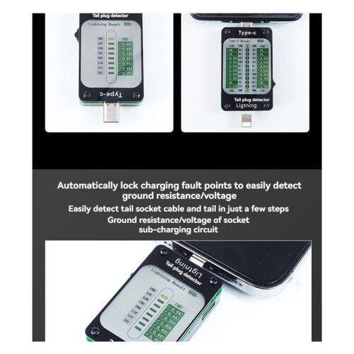 Usb Charging V68 Full Range of Automatic Tail Plug Android Type-C/for  Interface Device Tail Plug Detection Tool 2