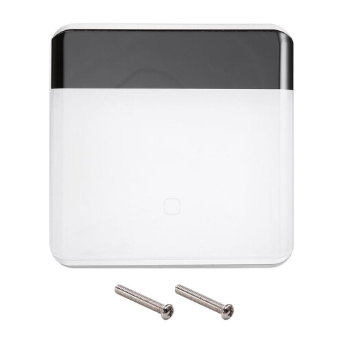 Tuya  ZigBee 3.0 Wireless Remote Control LED Display  Glass Touch  White EU Plug