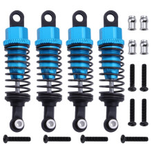 Reemplazo Ensamblado Del Amortiguador de Choque de Aluminio de 4 Piezas A949-55 para 1/18 A959 RC Coche A969 A979 K929 Partes de ActualizacióN