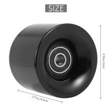 Pack of 4 60mm Skateboard Wheels + ABEC-9 Bearing Steel and Spacers Wheels