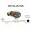 360 HD Car Rear Front View Reverse Back  Reversing Camera Waterproof Night Vision for Display 9