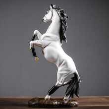 Galopperend Paardenstandbeeld voor Woondecoratie Modern Paardenbeeldje Sculptuur Kantoordecoratie Ambachten