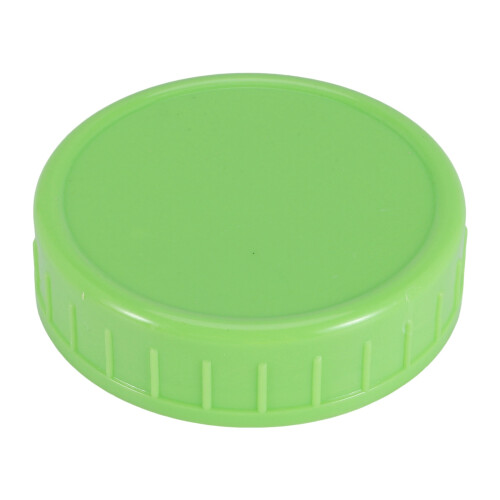 18Pcs Plastic Regular Mouth Jar Lids for , Kerr and More with Rings - Colored Plastic Storage Cap 1