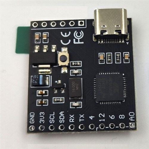 For  Leonardo 1.3inch IPS Screen Atmega32u4 Development Board Type-C USB Power Program Using  IDE 2