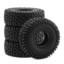 4pcs 1.9Inch Wheel Tires All-Terrain 118mm for 1:10 RC Rock Crawler Car TRX4 Axial SCX10 90046 Capra